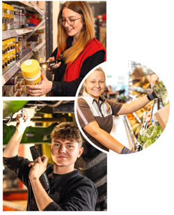 Landmarkt bildet Lehrlinge in verschiedensten Bereichen - Verkauf, Technik, Fertigung und Logistik –  aus. 
